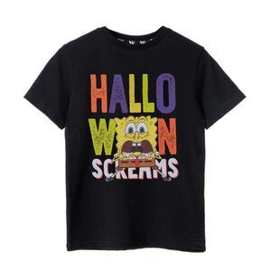SpongeBob SquarePants Childrens/Kids Halloween Screams T-Shirt / Black
